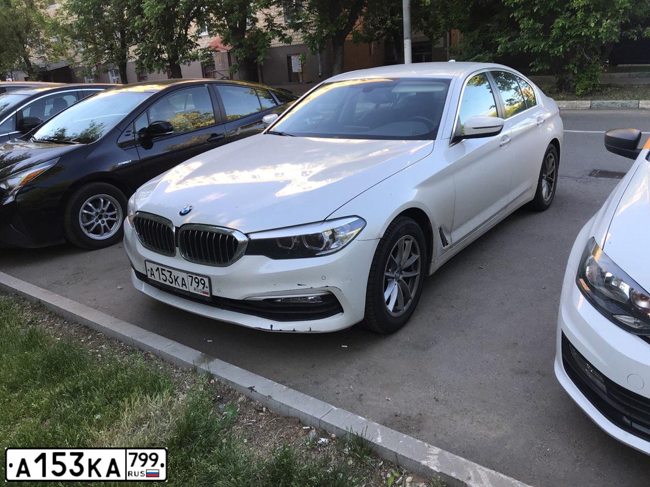 Фото автомобиля BMW 520I, 2018 — госномер Е037УН69