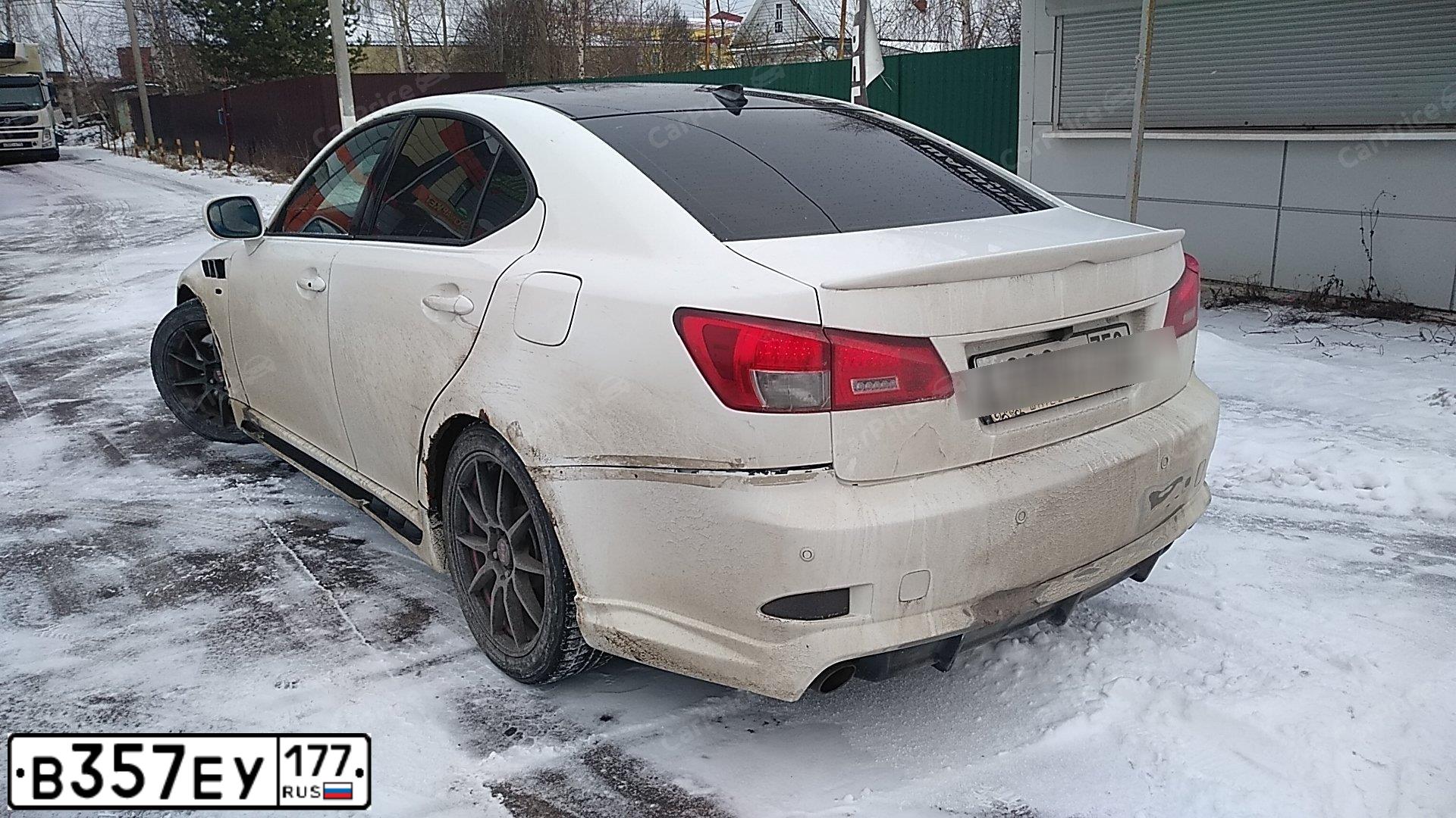 Фото автомобиля LEXUS IS, 2005 — госномер В566МС155. Цвет: Белый