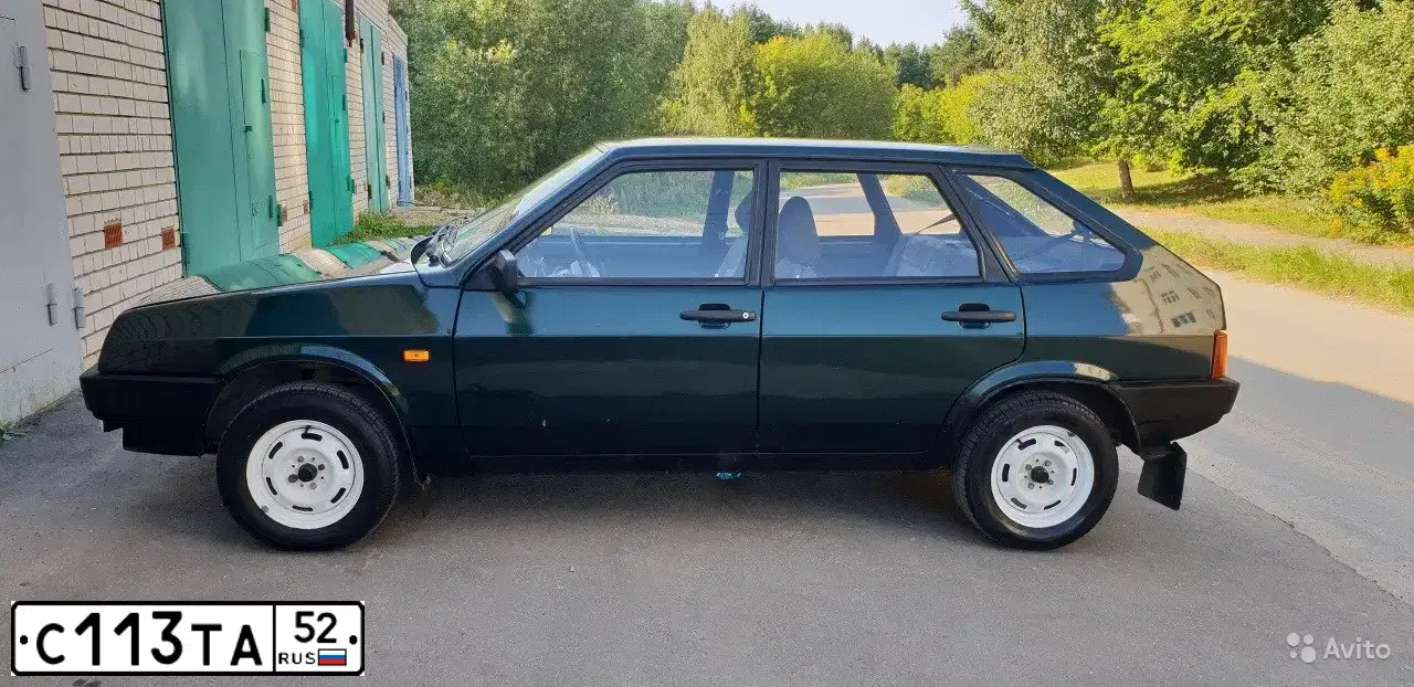 Фото автомобиля LADA 2109 SAMARA, 2003 — госномер С113ТА52. Цвет: ТЕМНО ЗЕЛЕНЫЙ