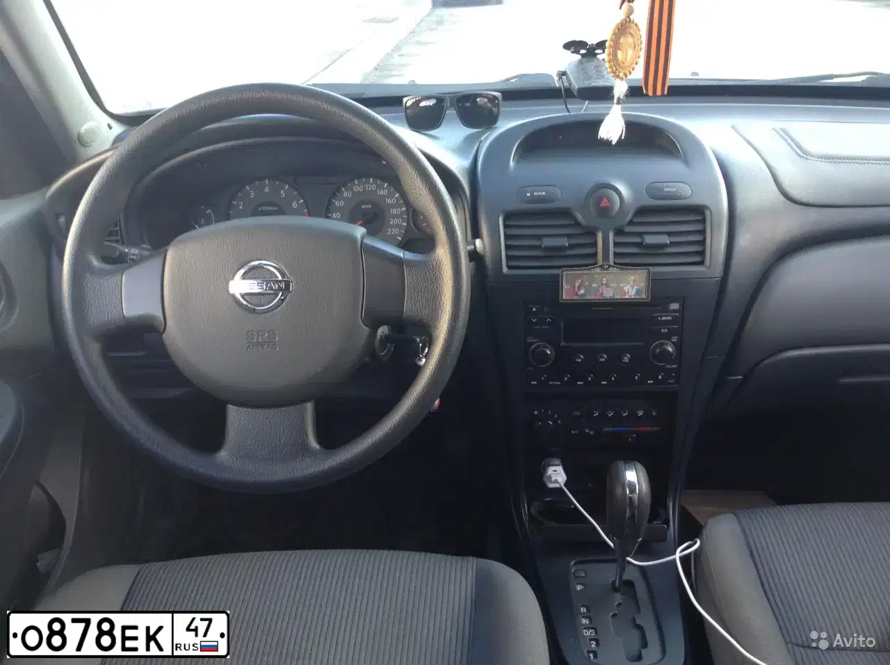 Фото автомобиля NISSAN ALMERA, 2007 — госномер У058АВ774. Цвет: ТЕМНО-СИНИЙ
