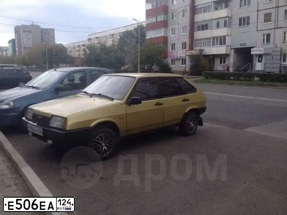 Фото автомобиля LADA 2109 SAMARA, 1999 — госномер Х915МВ19. Цвет: Ж.БЕЛЫЙ
