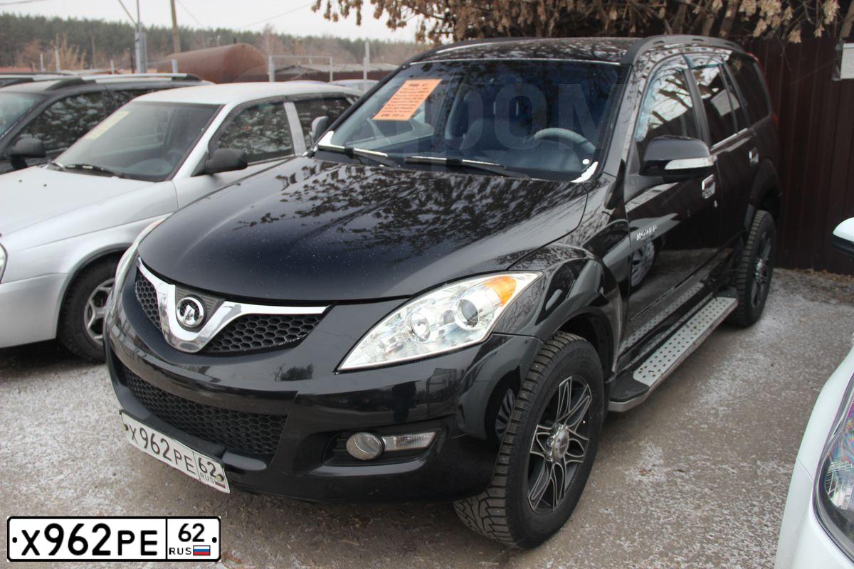 Фото автомобиля GREAT WALL H5, 2012 — госномер Х962РЕ62. Цвет: ЧЕРНЫЙ