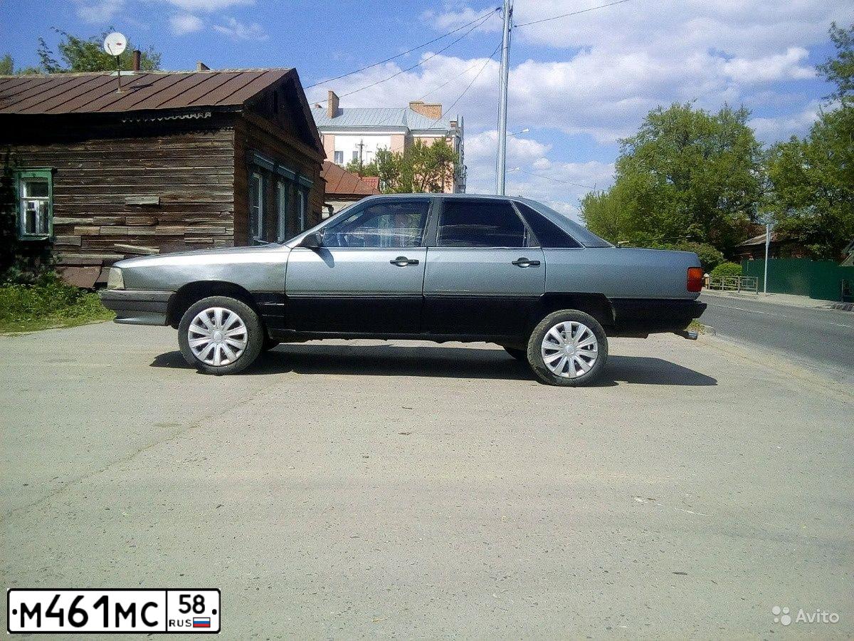 Фото автомобиля AUDI 100, 1987 — госномер М461МС58. Цвет: БЕЛЫЙ (СЕРЫЙ)