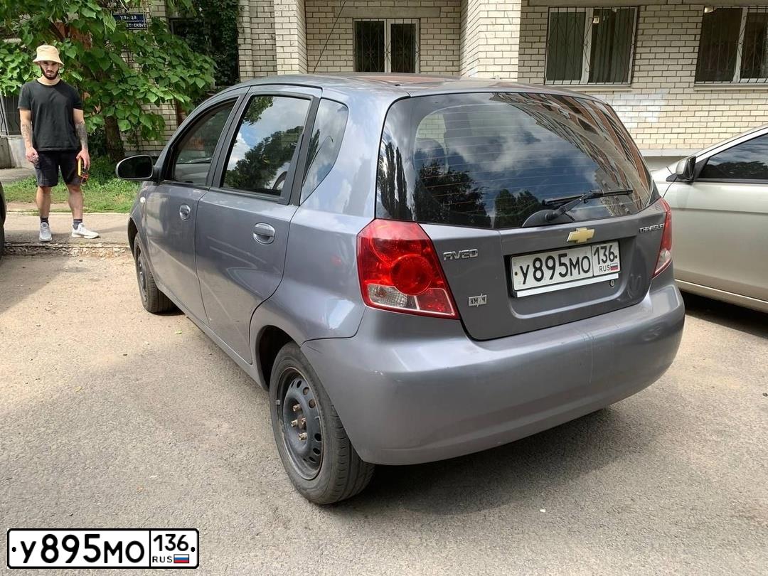 Фото автомобиля CHEVROLET T AVEO, 2007 — госномер С117ЕА68. Цвет: СЕРЫЙ