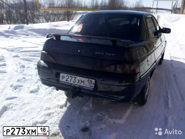 Фото автомобиля LADA 2110, 2005 — госномер Р273ХМ18. Цвет: ГРАФИТОВЫЙ МЕТАЛЛ.