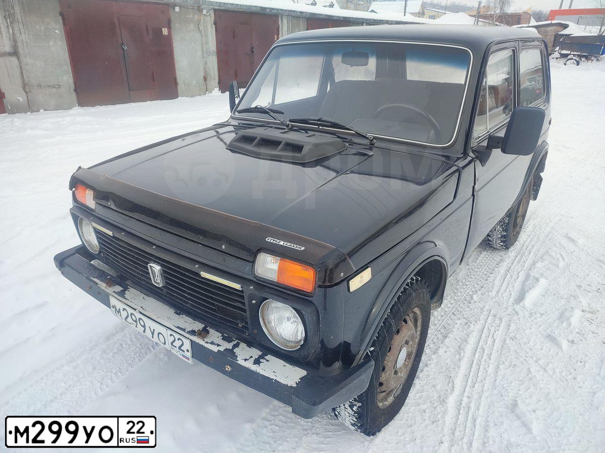 Фото автомобиля LADA 2121 NIVA, 1992 — госномер М299УО22. Цвет: ЧЕРНЫЙ