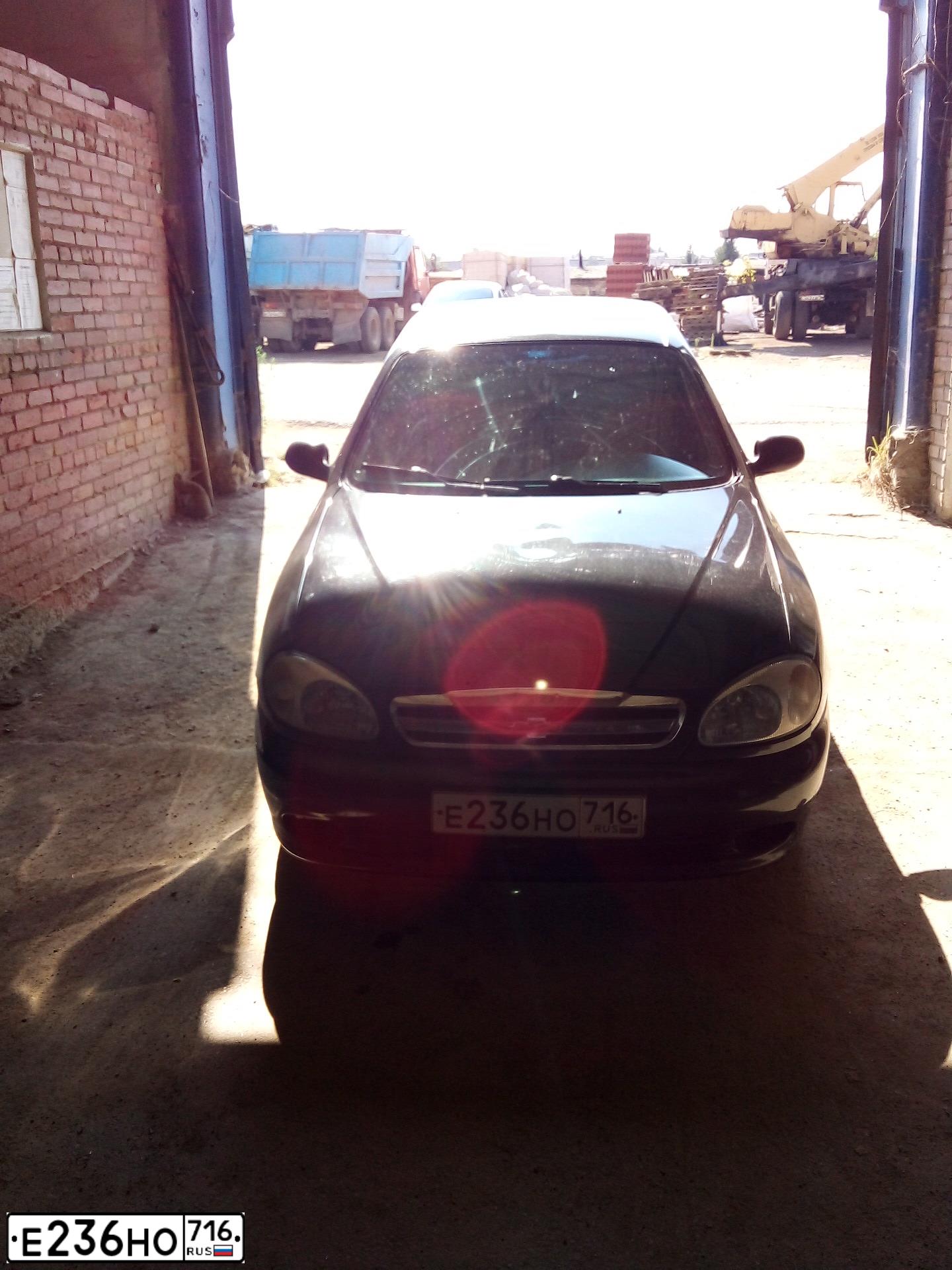 Фото автомобиля ZAZ LANOS, 2006 — госномер А505АС16. Цвет: ЧЕРНЫЙ