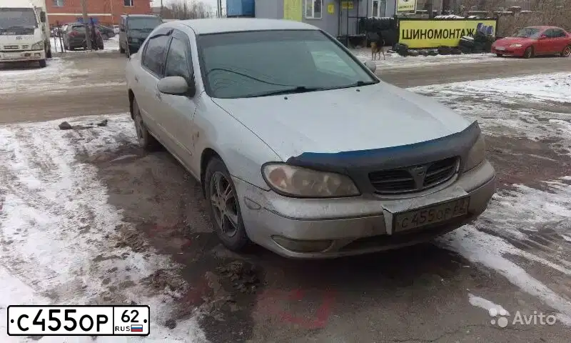 Фото автомобиля NISSAN CEFIRO, 2000 — госномер К176КХ199. Цвет: Серебристый