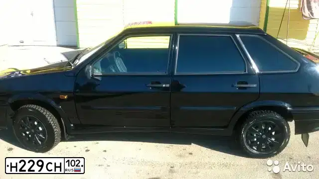 Фото автомобиля LADA 2114 SAMARA, 2012 — госномер Н229СН102. Цвет: СИНЕ-ЧЕРНЫЙ