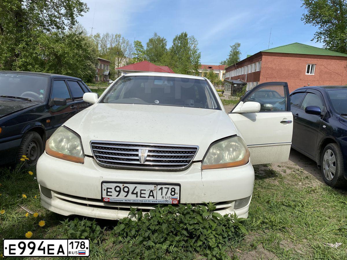 Фото автомобиля ТОЙОТА MARK II ТОЙОТА MARK II, 2003 — госномер В131МС147. Цвет: Бежевый
