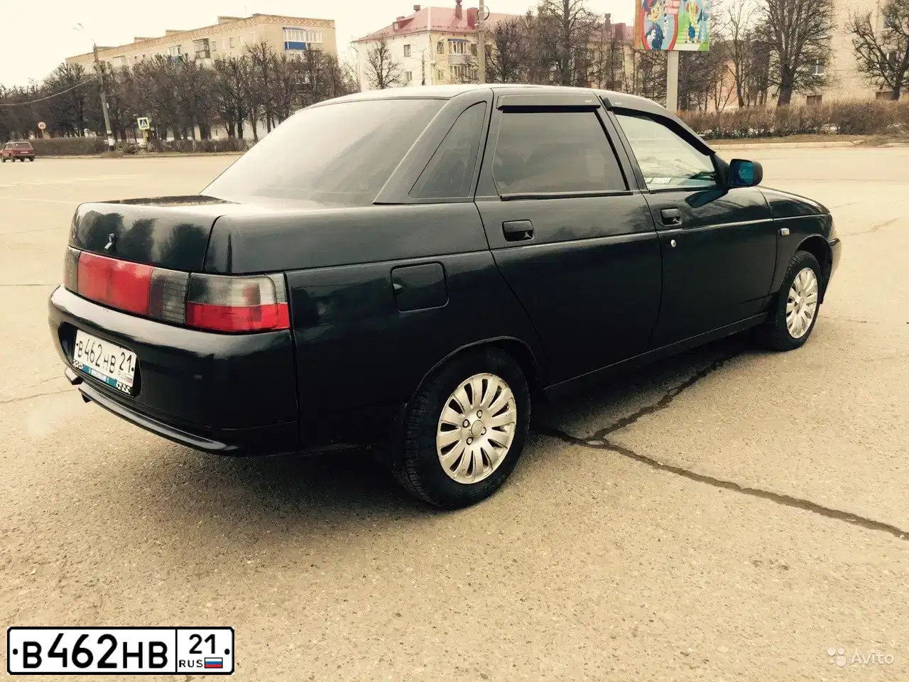 Фото автомобиля LADA 2110, 2007 — госномер Е032СО21. Цвет: ГРАФИТОВЫЙ МЕТАЛЛИК