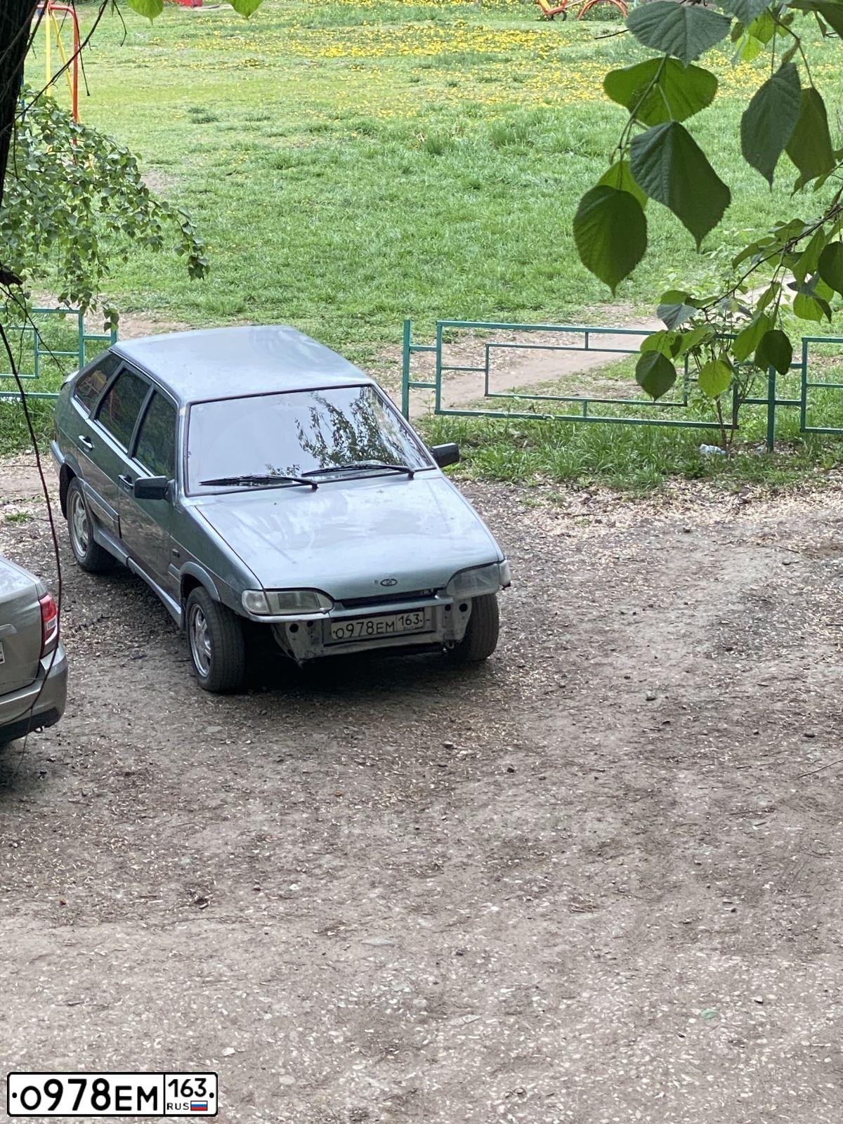 Фото автомобиля LADA 2114 SAMARA, 2008 — госномер О978ЕМ163. Цвет: СРЕДНИЙ СЕРО-ЗЕЛЕНЫЙ МЕТАЛЛ