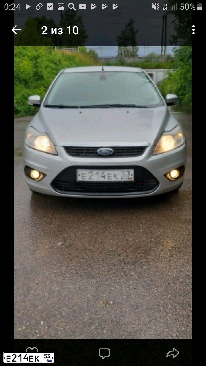 Фото автомобиля FORD D FOCUS, 2008 — госномер В511ХР47. Цвет: Серый