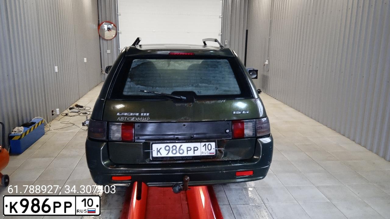 Фото автомобиля LADA 2111, 2004 — госномер Х951ТО193. Цвет: ХАКИ