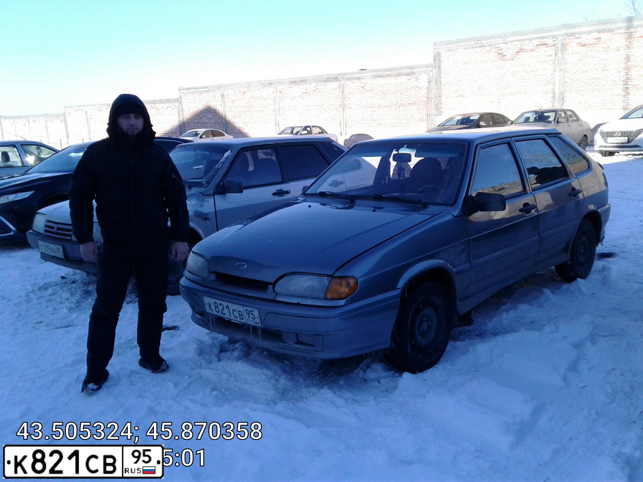 Фото автомобиля LADA 2114 SAMARA, 2006 — госномер К821СВ95. Цвет: СРЕДНИЙ СЕРО-ЗЕЛЕНЫЙ МЕТ