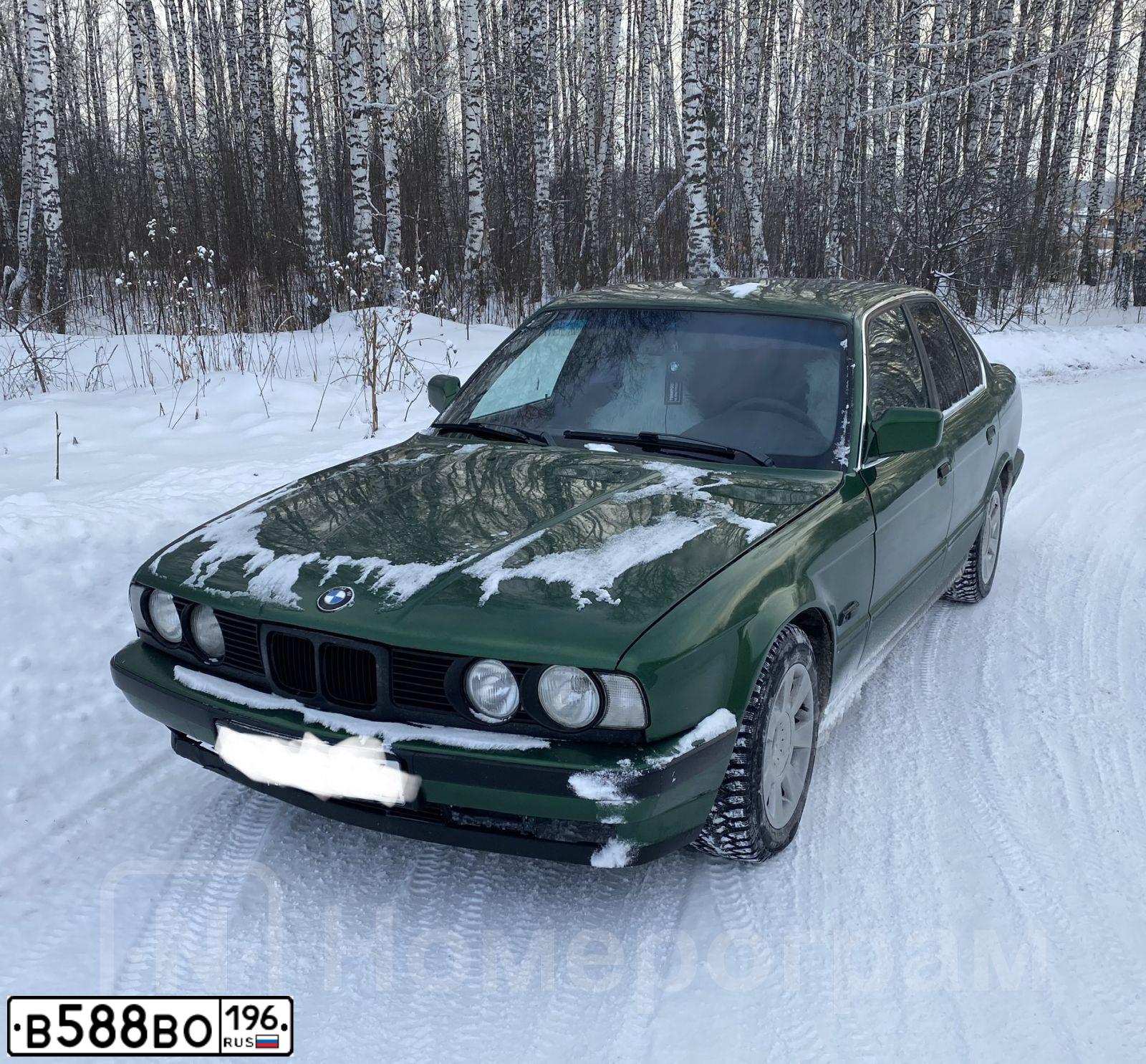 Фото автомобиля BMW SERIE 5, 1992 — госномер У008ВХ774. Цвет: ЗЕЛЕНЫЙ