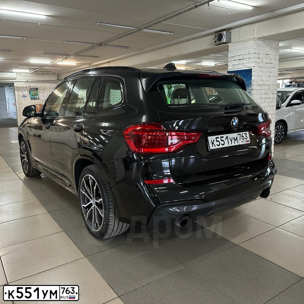 Фото автомобиля BMW X3, 2019 — госномер Т186АЕ31. Цвет: ЧЕРНЫЙ