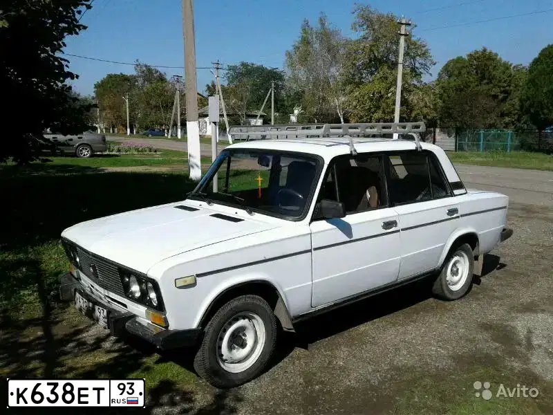 Фото автомобиля LADA 2106, 1996 — госномер К638ЕТ93. Цвет: Белый