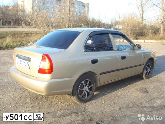 Фото автомобиля TAGAZ ACCENT, 2007 — госномер Н822УМ161. Цвет: БЕЖЕВЫЙ