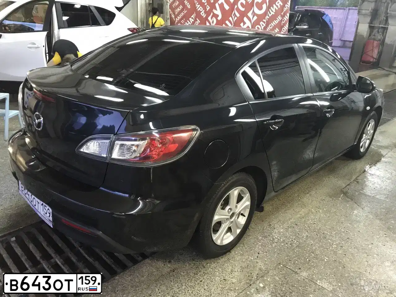 Фото автомобиля MAZDA 3, 2011 — госномер О994АК159. Цвет: ЧЕРНЫЙ