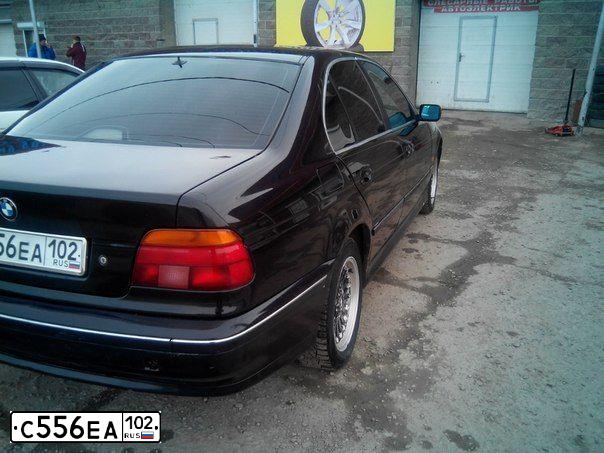 Фото автомобиля BMW W SERIE 5, 2000 — госномер С556ЕА102. Цвет: ЧЕРНЫЙ