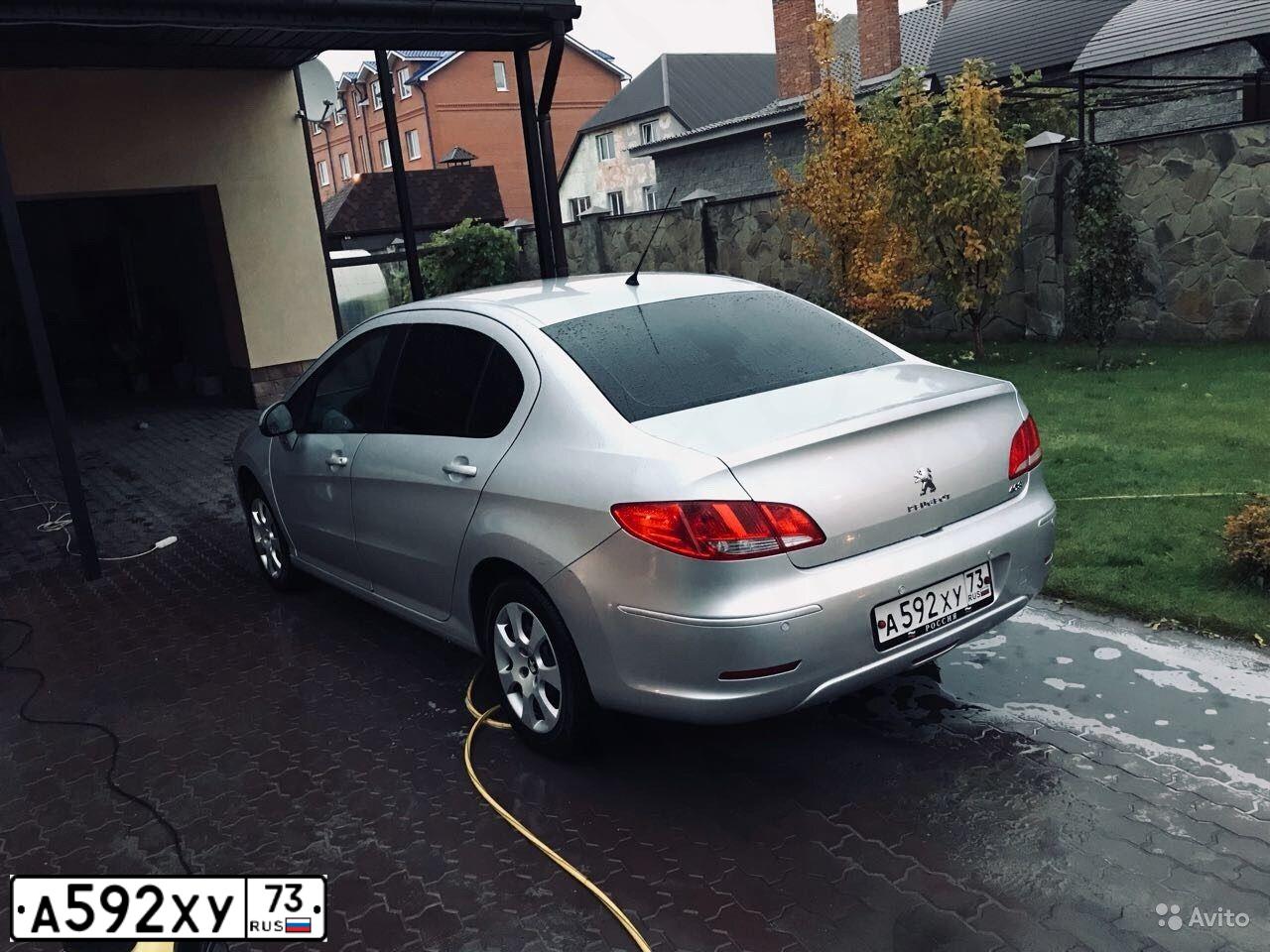 Фото автомобиля PEUGEOT 408, 2012 — госномер Х468ТР62. Цвет: Серебристый