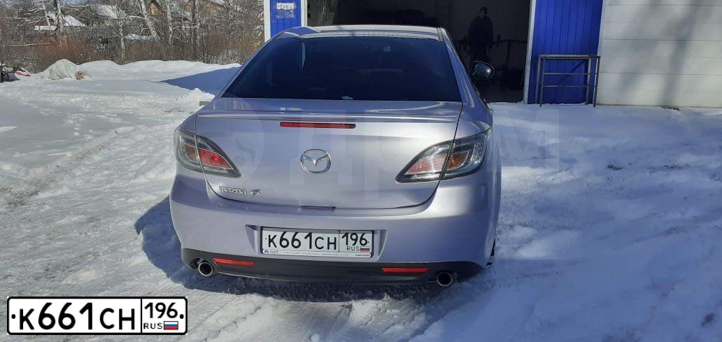 Фото автомобиля MAZDA 6, 2008 — госномер К661СН196. Цвет: СИРЕНЕВЫЙ