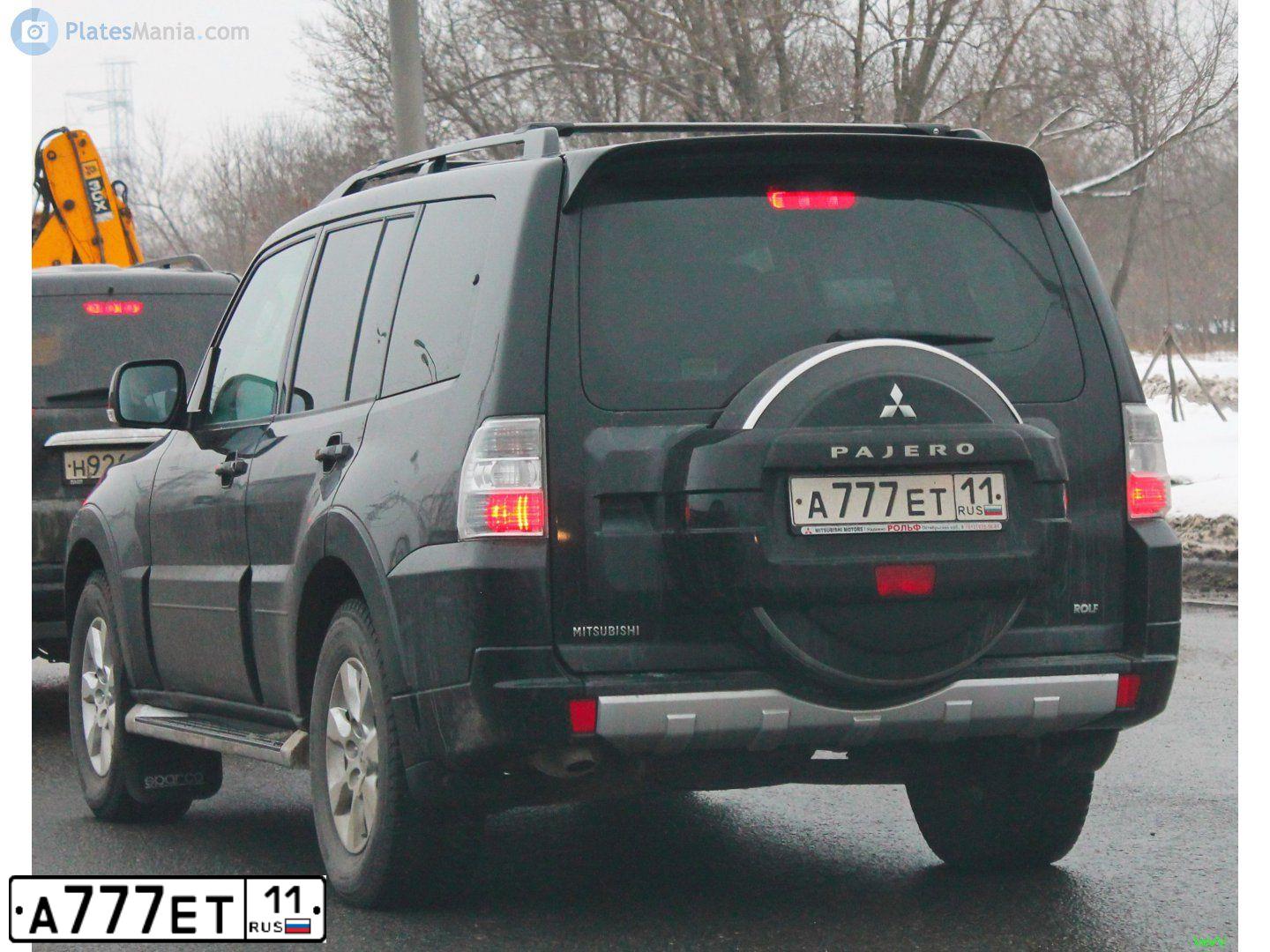 Фото автомобиля NISSAN X-TRAIL, 2011 — госномер А777ЕТ11. Цвет: ЧЕРНЫЙ
