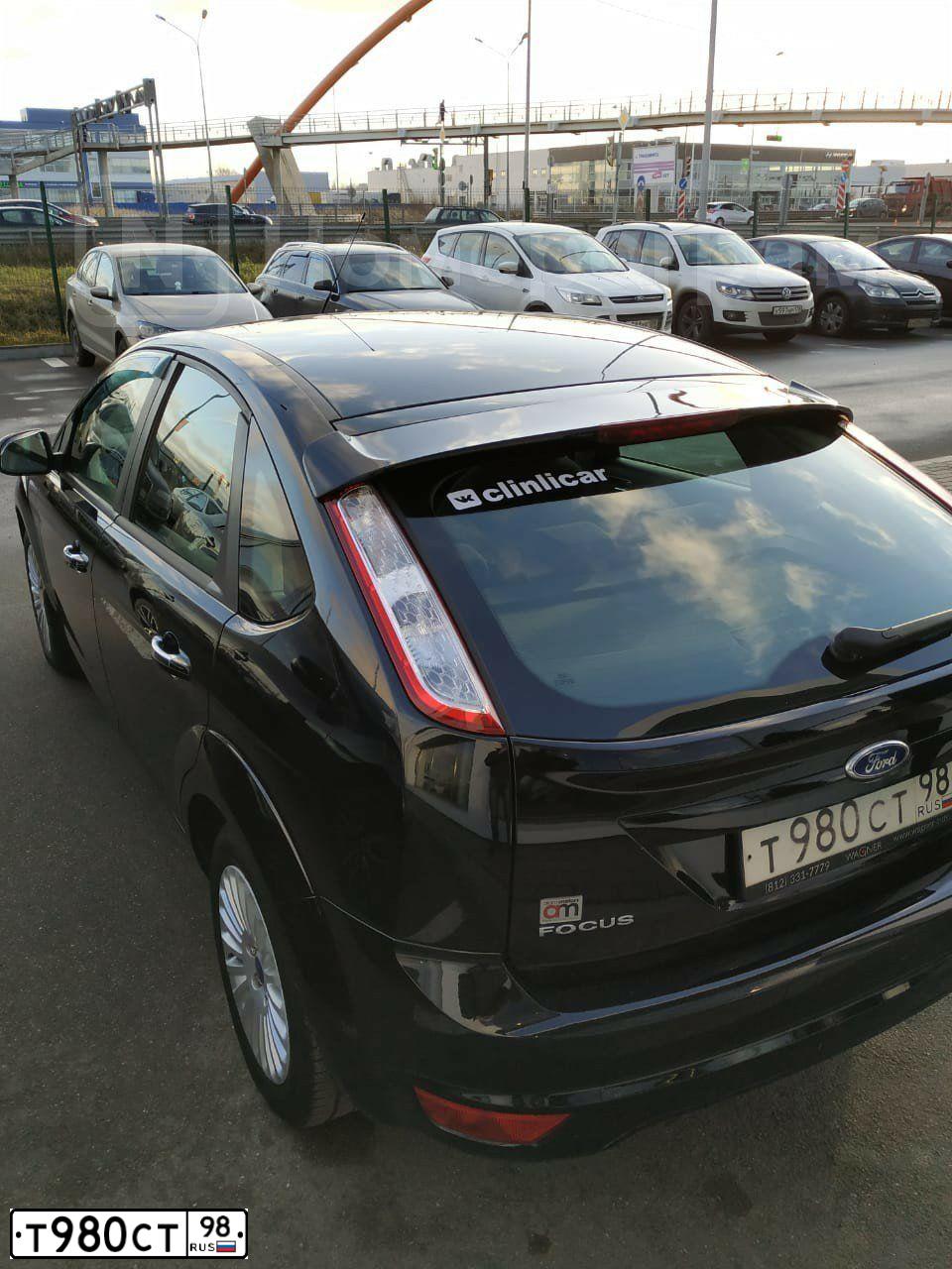 Фото автомобиля FORD FOCUS, 2011 — госномер В286ЕК147. Цвет: ЧЕРНЫЙ