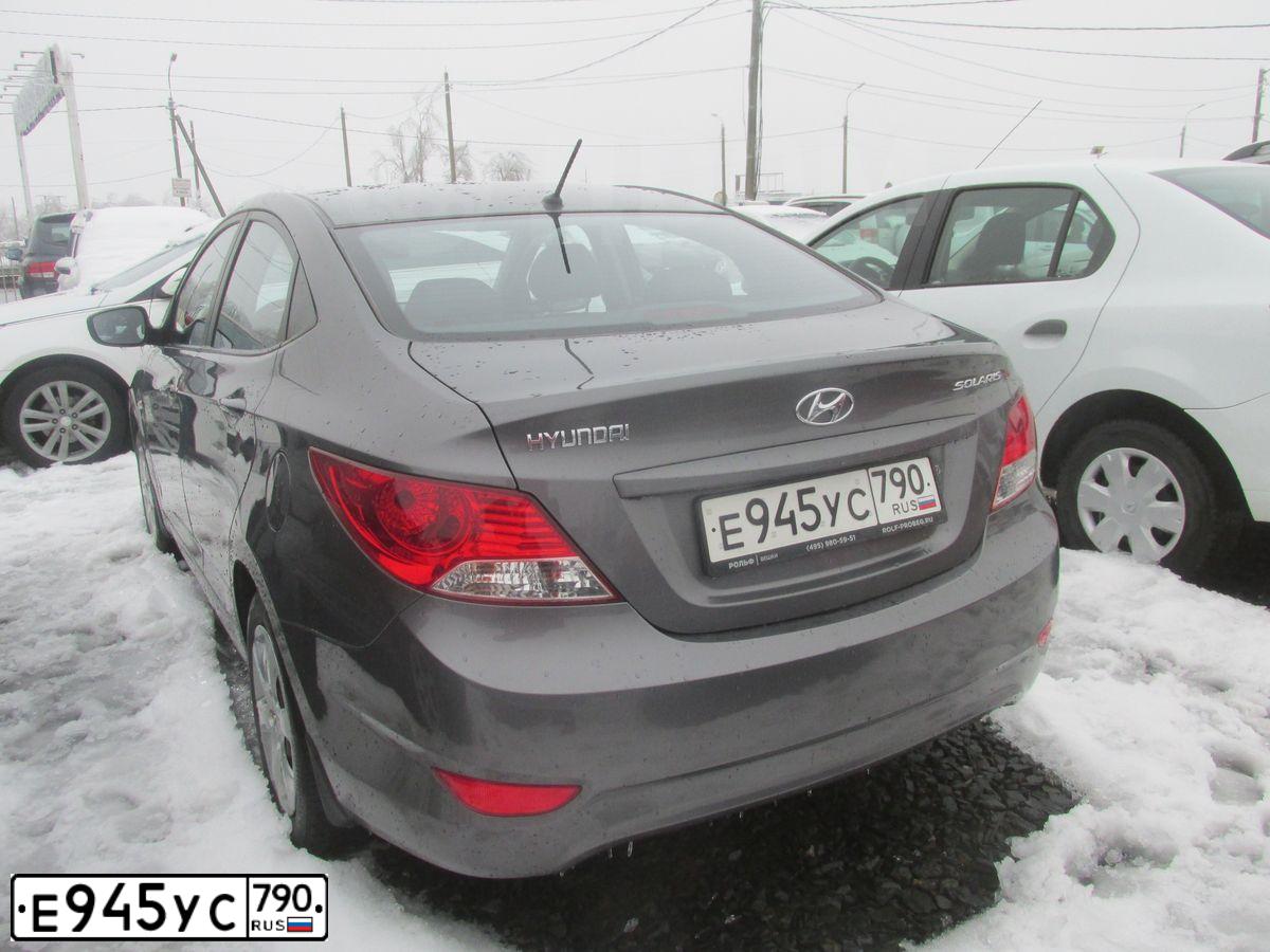 Фото автомобиля ХЕНДЭ SOLARIS, 2013 — госномер О306ЕЕ181. Цвет: ЧЕРНО-СЕРЫЙ
