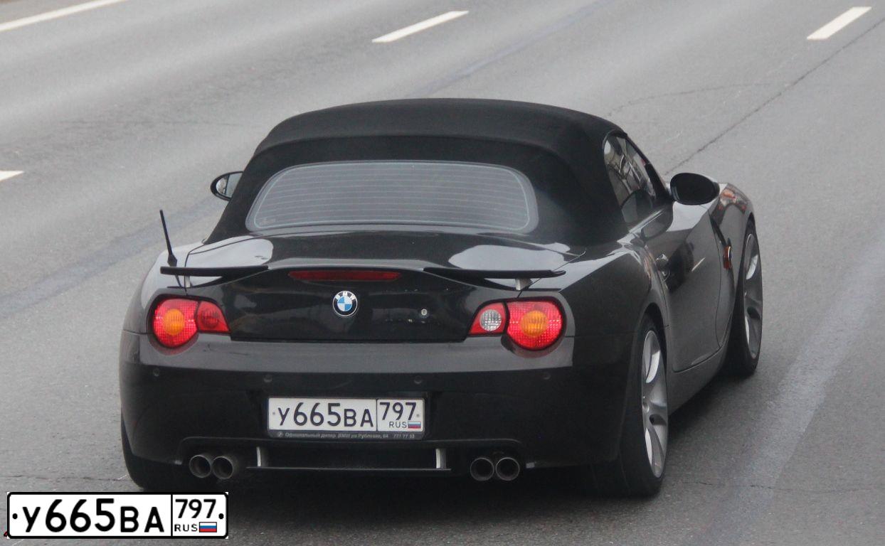 Фото автомобиля BMW Z 4, 2003 — госномер М103МХ197. Цвет: ЧЕРНЫЙ