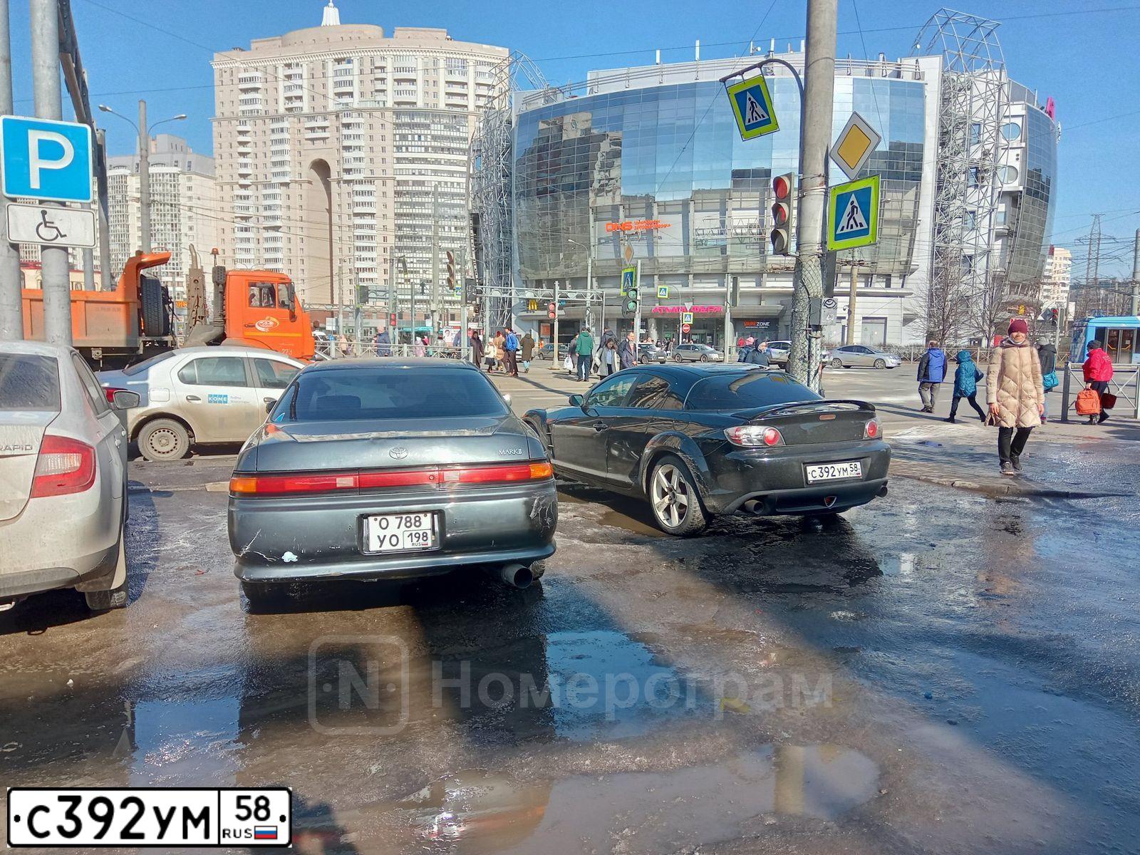 Фото автомобиля MAZDA RX-8, 2003 — госномер Х567ВМ550. Цвет: ЧЕРНЫЙ