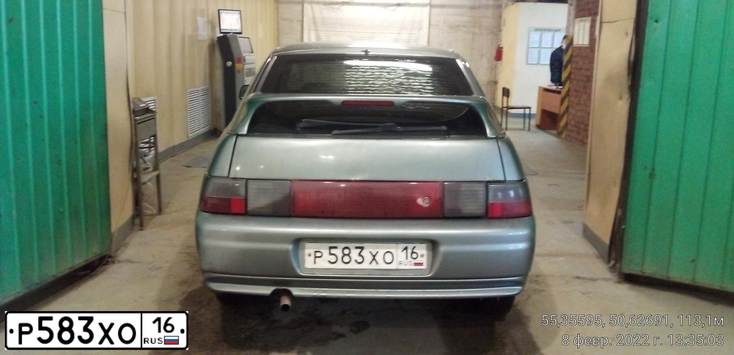 Фото автомобиля LADA 2112, 2007 — госномер М386АА716. Цвет: средний серо-зеленый металлик