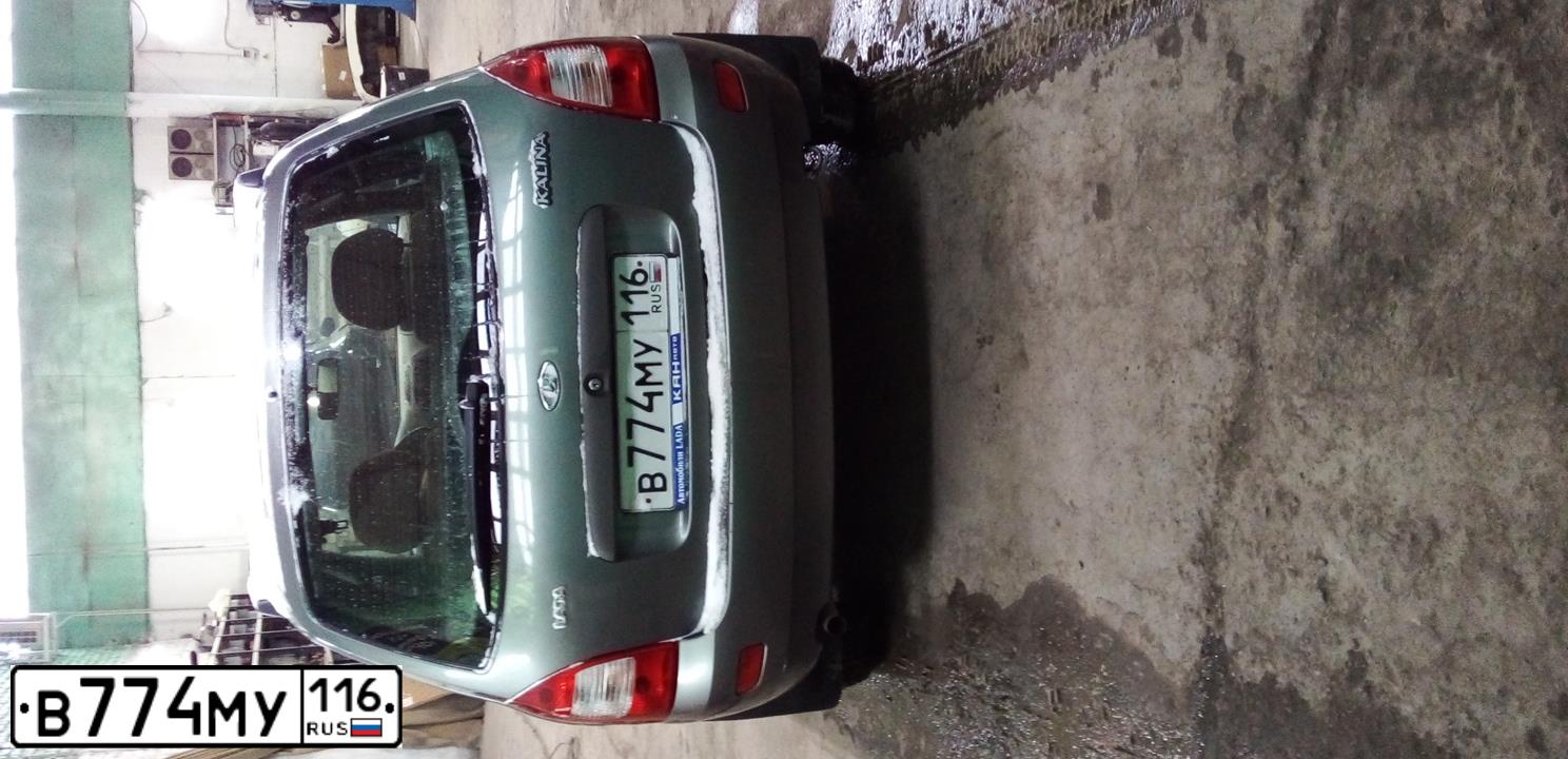 Фото автомобиля LADA 1117 KALINA, 2010 — госномер В774МУ116. Цвет: ТЕМНО-СЕРЫЙ МЕТАЛЛИК