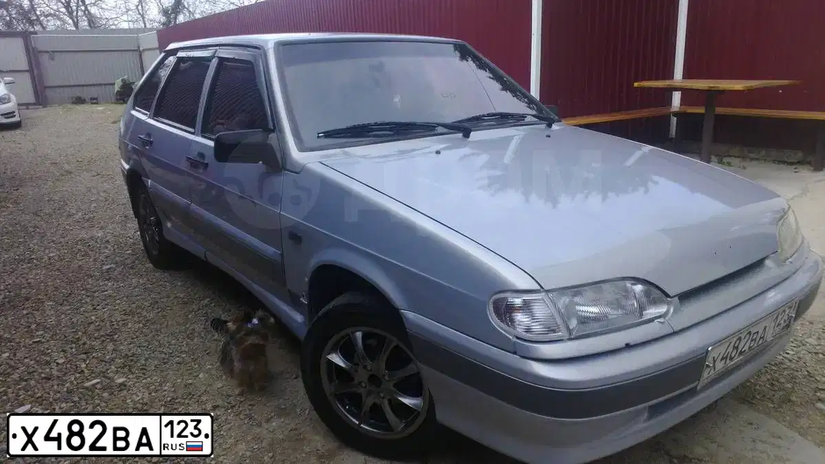 Фото автомобиля LADA 2114, 2005 — госномер Т338ТУ193. Цвет: Белый