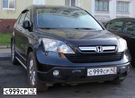 Фото автомобиля HONDA CR-V, 2013 — госномер С999СР42. Цвет: ЧЕРНЫЙ