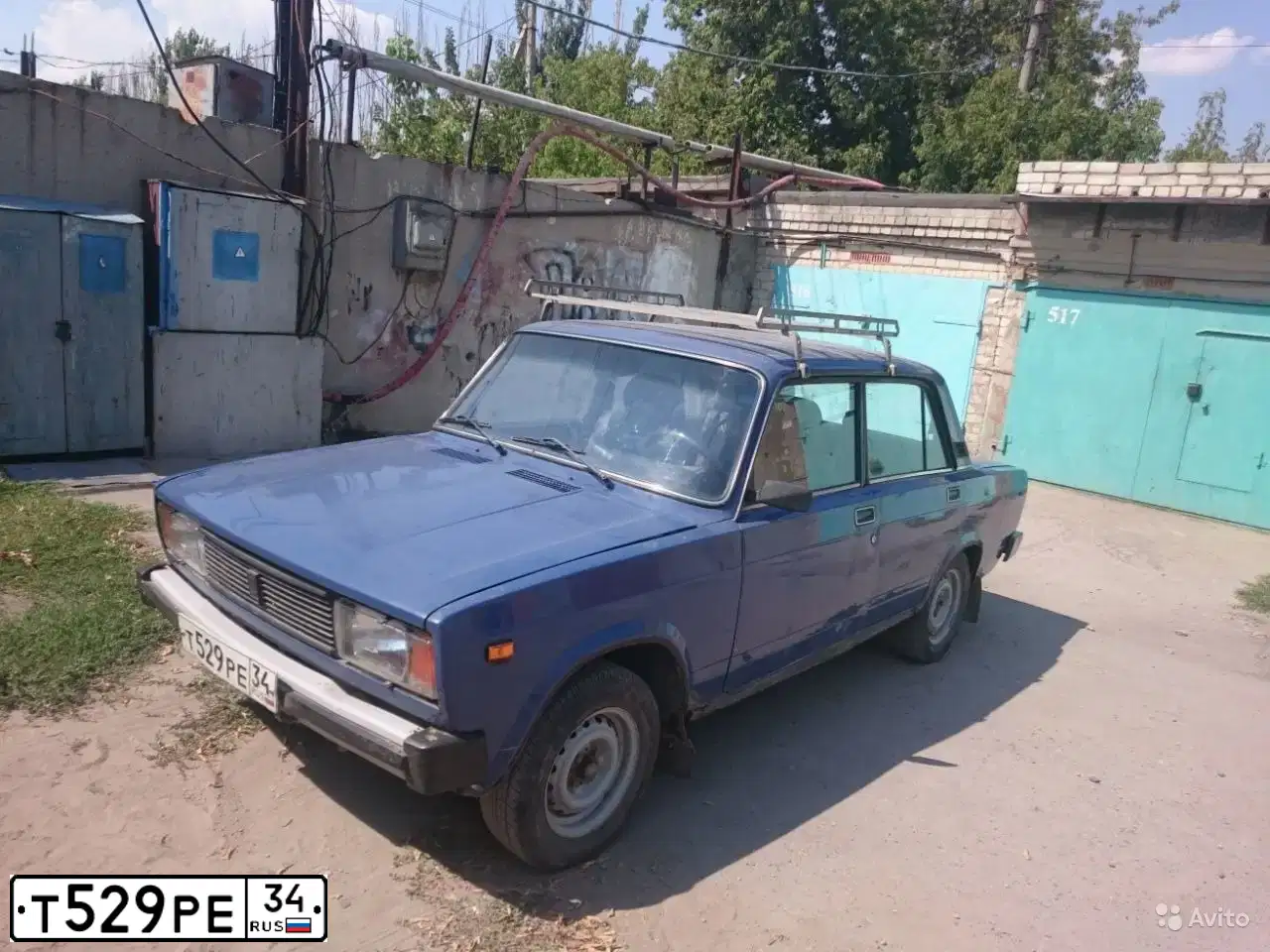 Фото автомобиля LADA 2105, 2003 — госномер Е999ЕУ134. Цвет: синий