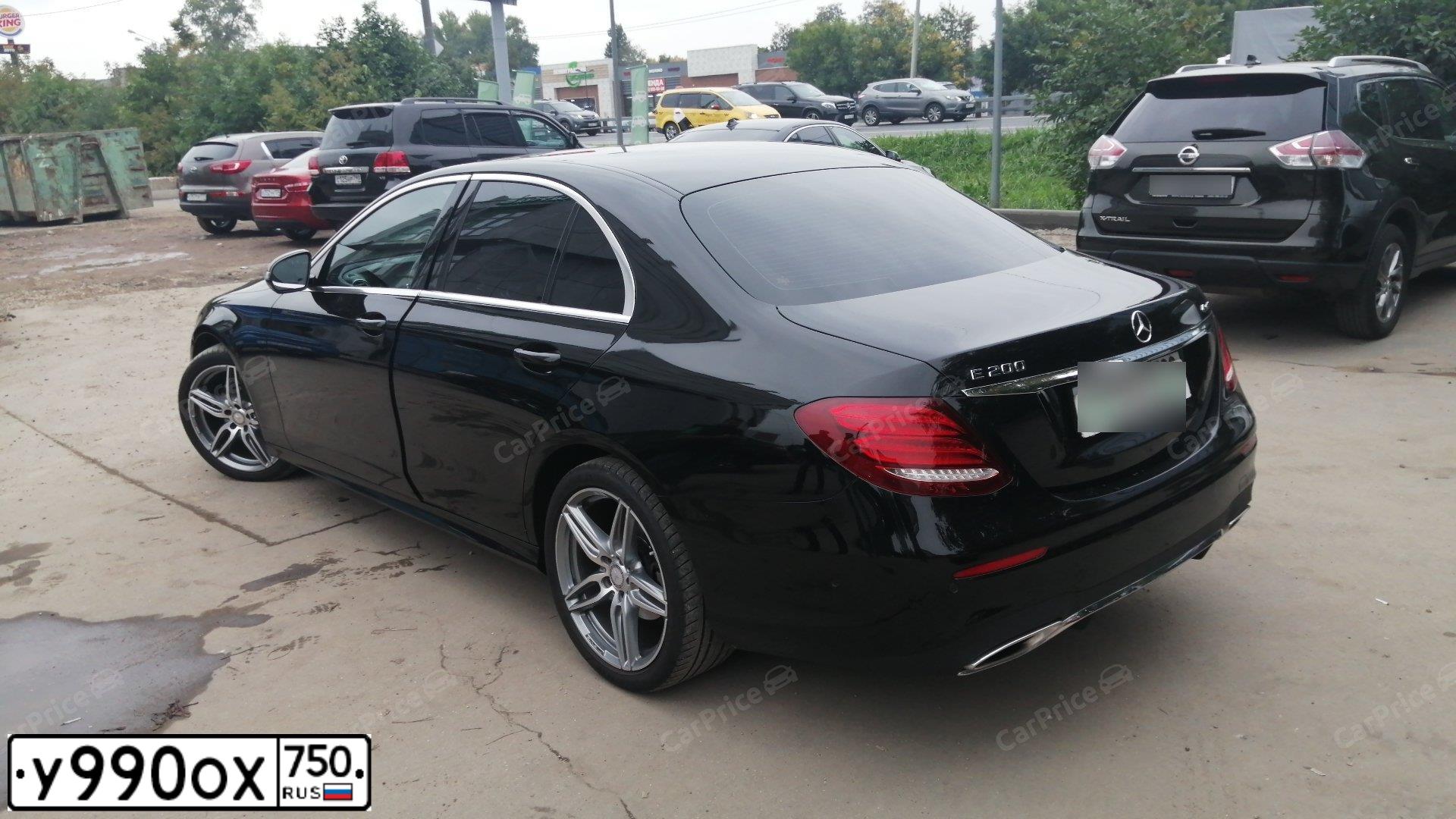 Фото автомобиля MERCEDES E-KLASSE, 2017 — госномер А275КУ172. Цвет: ЧЕРНЫЙ