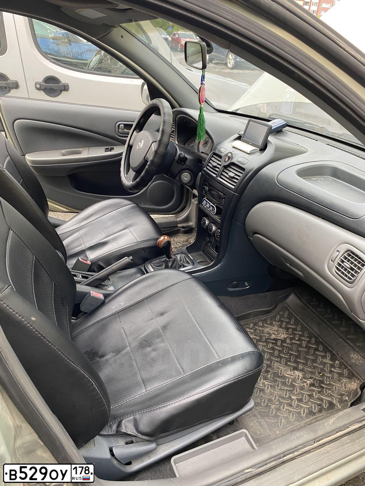 Фото автомобиля NISSAN ALMERA, 2010 — госномер В529ОУ178. Цвет: СЕРО-ЗЕЛЕНЫЙ
