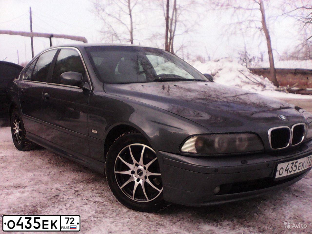 Фото автомобиля BMW SERIE 5, 2003 — госномер К585ОВ196. Цвет: Серый