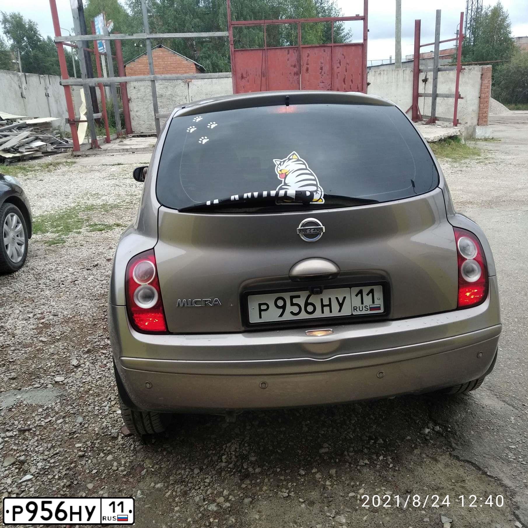 Фото автомобиля NISSAN MICRA, 2008 — госномер О374ОС790. Цвет: СВЕТЛО-КОРИЧНЕВЫЙ
