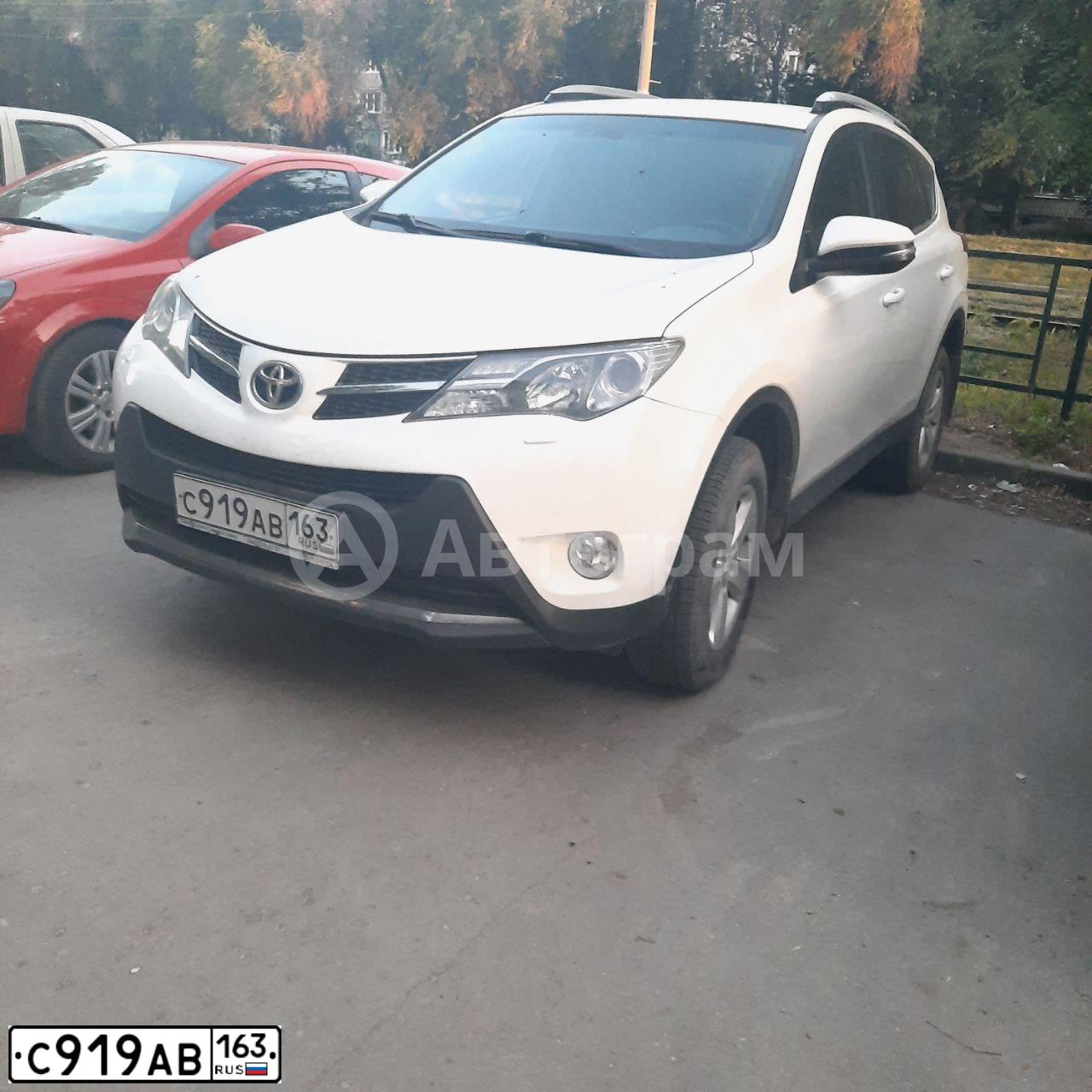 Фото автомобиля TOYOTA RAV4, 2013 — госномер С919АВ163. Цвет: БЕЛЫЙ