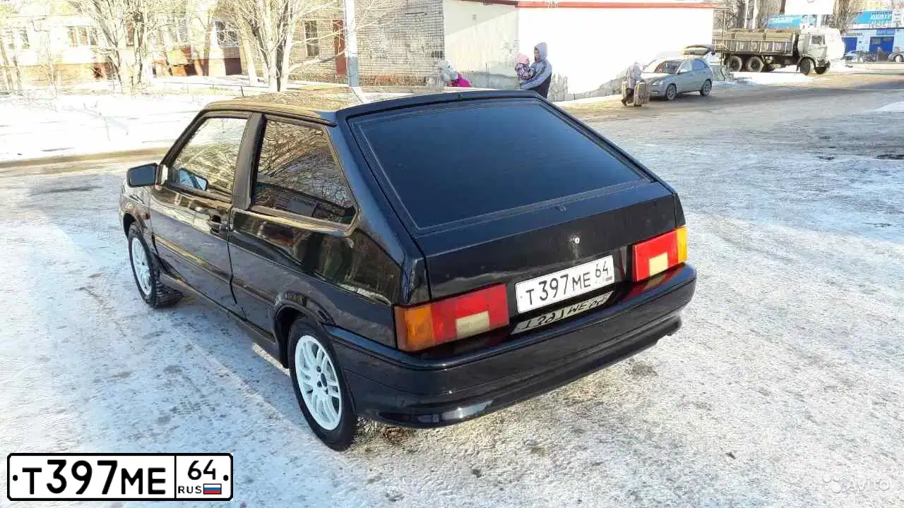 Фото автомобиля LADA 2113, 2013 — госномер К035ОС164. Цвет: Сине-Черный