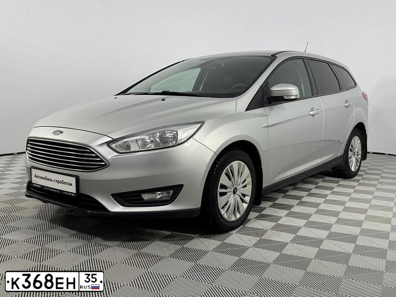Фото автомобиля FORD FOCUS, 2019 — госномер К368ЕН35. Цвет: Серебристый