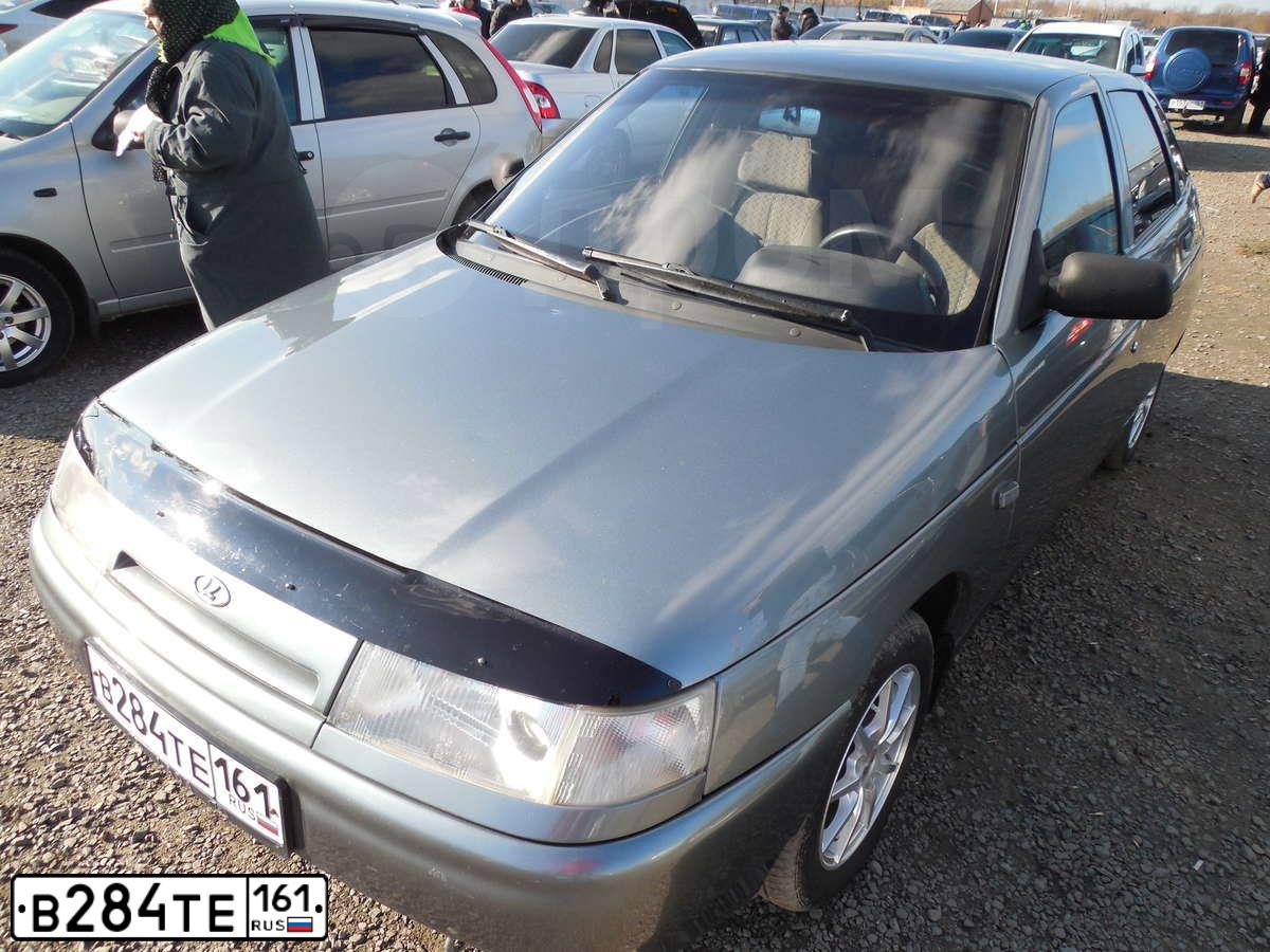 Фото автомобиля LADA 2112, 2005 — госномер В284ТЕ161. Цвет: СЕРО-ЗЕЛЕНЫЙ