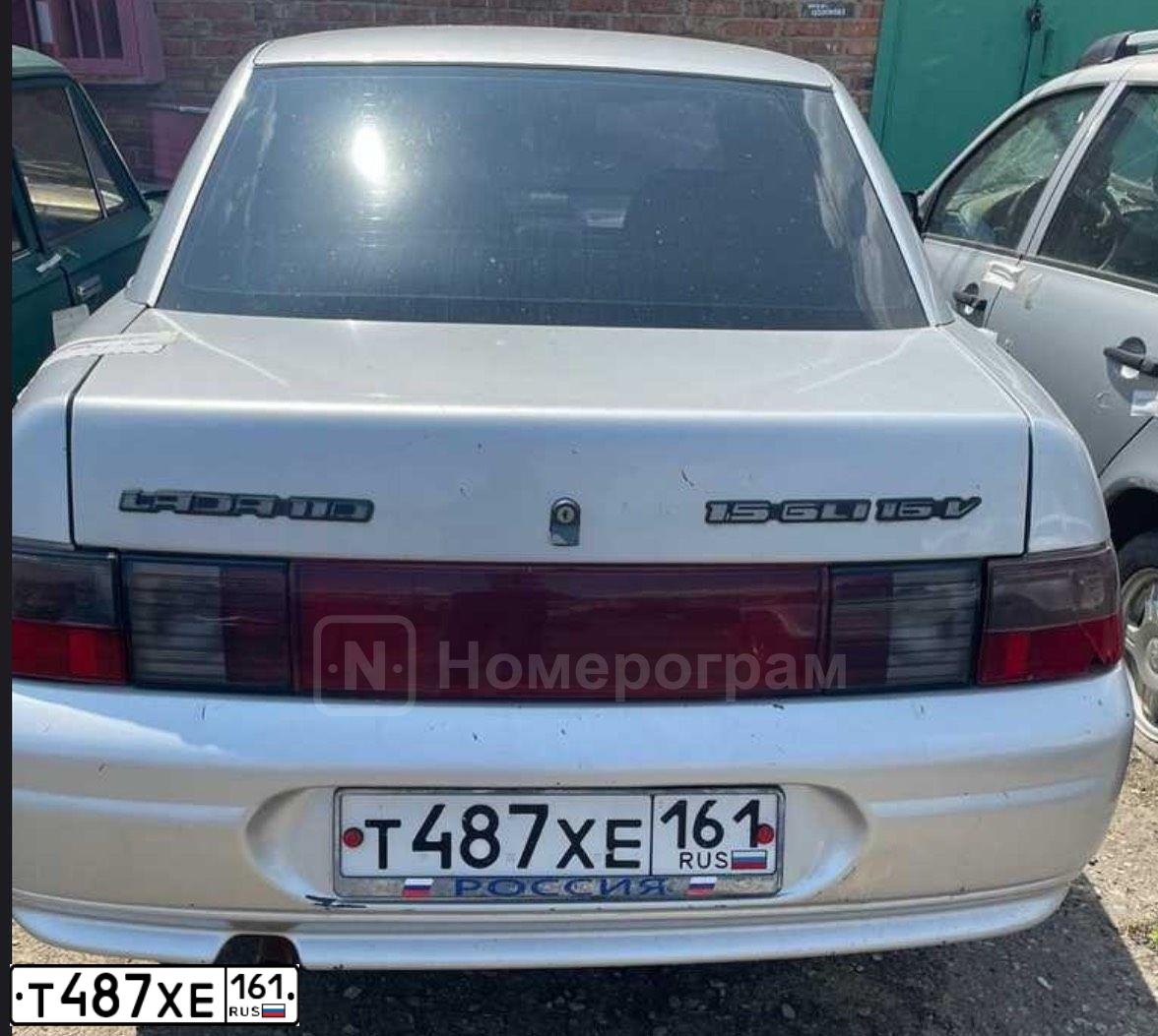 Фото автомобиля LADA 2110, 2004 — госномер Т487ХЕ161. Цвет: СВЕТЛО СЕРЕБРИСТЫЙ МЕТАЛЛ