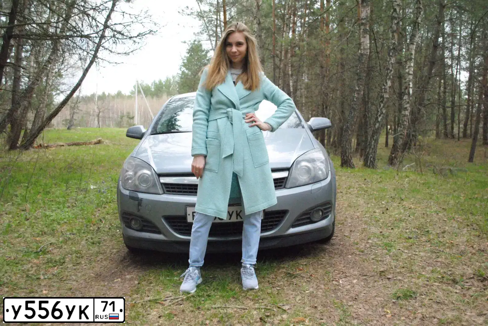 Фото автомобиля FORD FOCUS, 2009 — госномер У556УК71. Цвет: Серебристый
