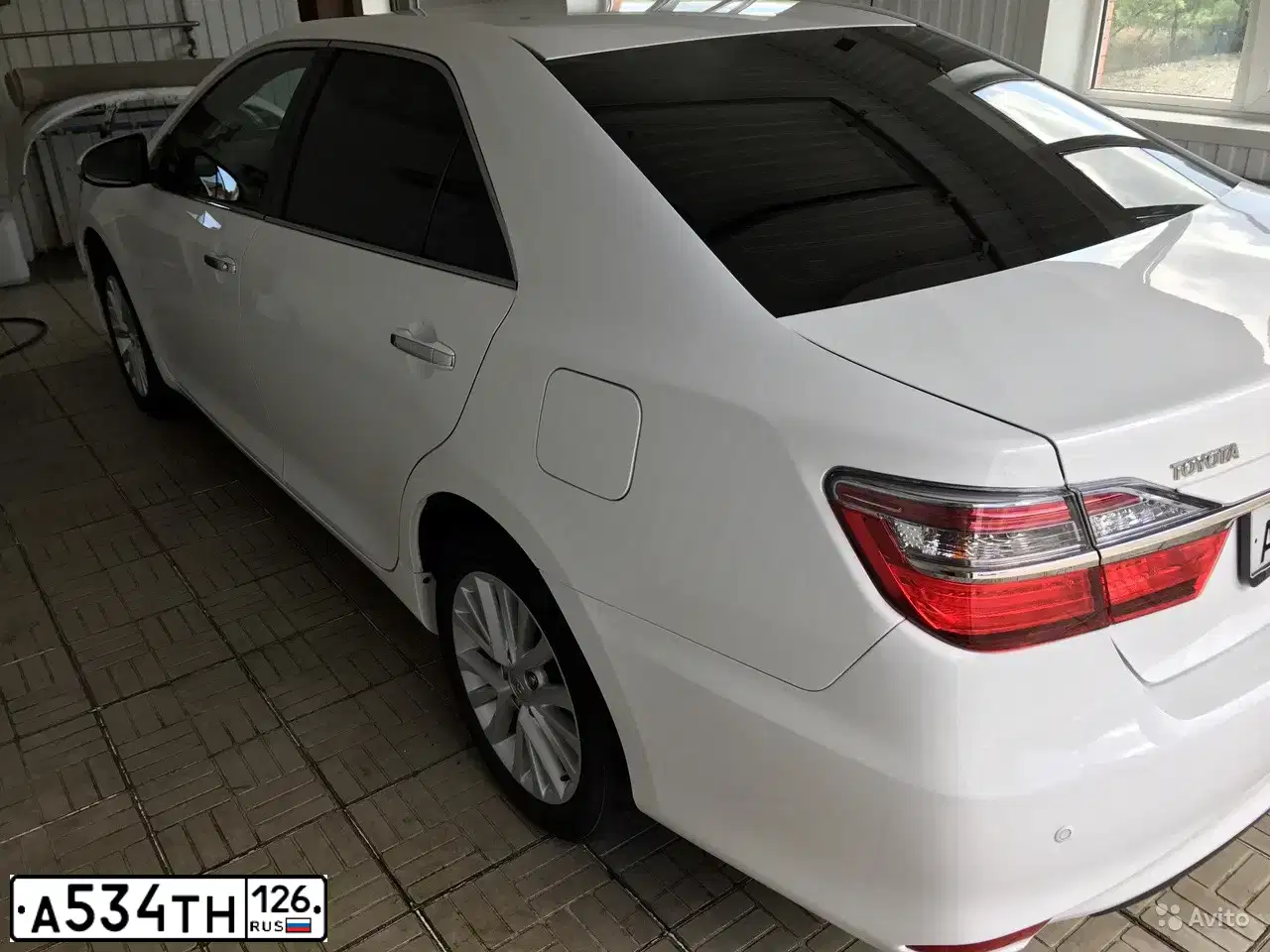 Фото автомобиля TOYOTA CAMRY, 2015 — госномер В780ТА123
