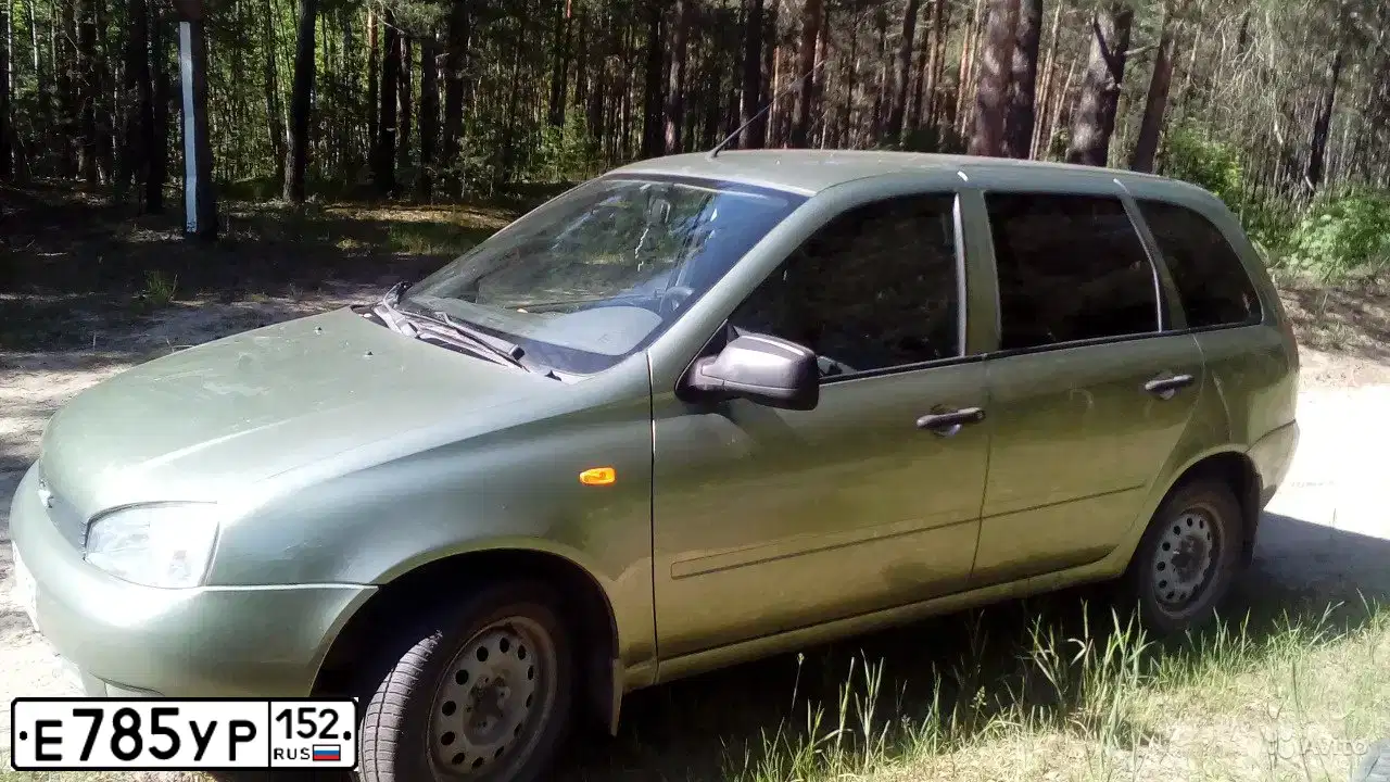 Фото автомобиля LADA 1117 KALINA, 2011 — госномер Р094РК33. Цвет: СВЕТЛО-ЗЕЛЕНЫЙ