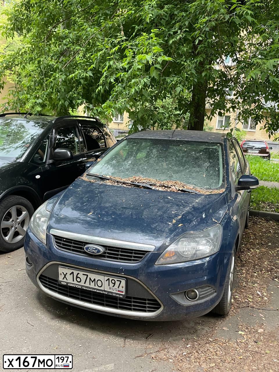 Фото автомобиля FORD FOCUS, 2011 — госномер Х167МО197. Цвет: СИНИЙ ТЕМНЫЙ